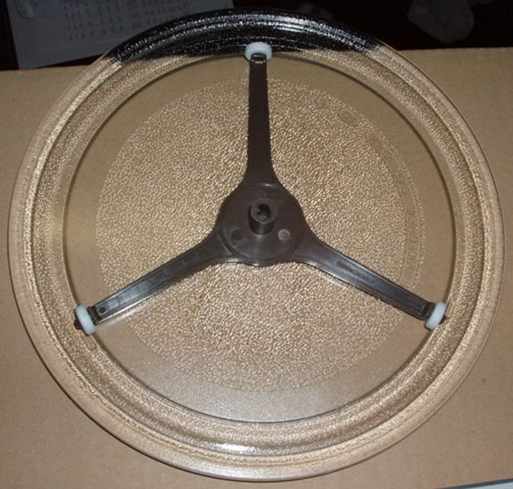 Тарелка для свч LG 245mm (с приводом) тип 95pm03, без креплений под коплер, см. 95pm03