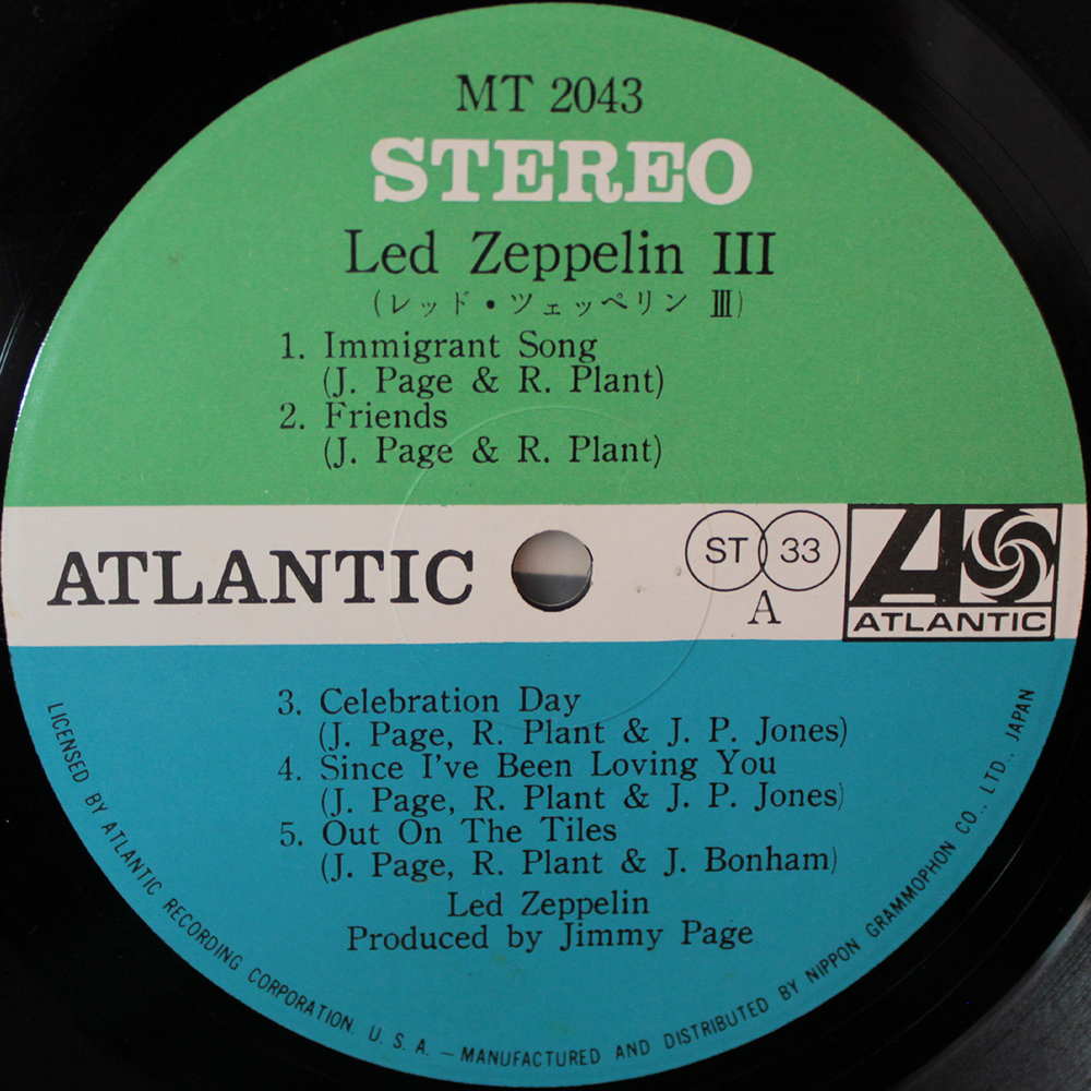 Led Zeppelin / Led Zeppelin III (LP)