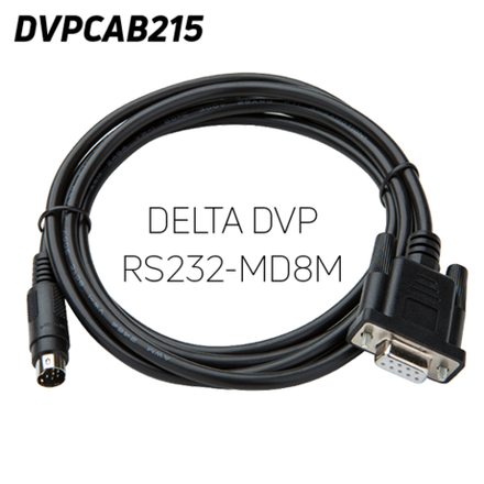 Кабель DVPCAB215 (PC-DVP) для программирования ПЛК Delta DVP ES/EX/EH/EC/SE/SV/SS