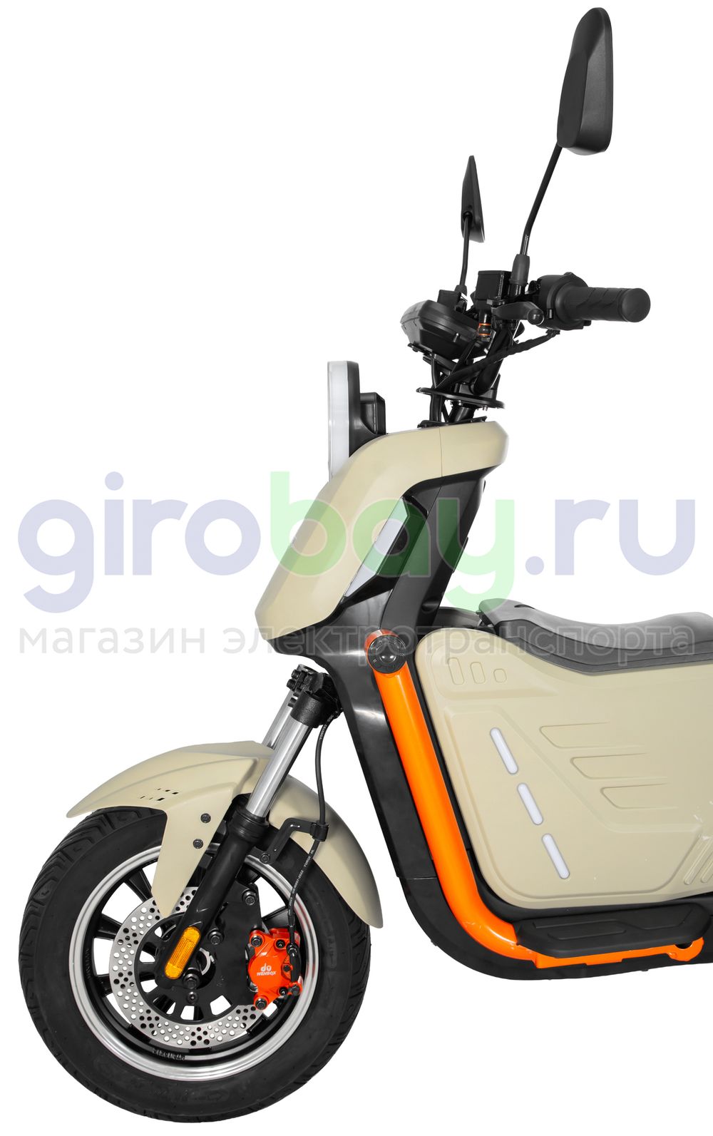 Электроскутер WENBOX U2 PRO 1500W (60V/30Ah) - Бежевый фото №10