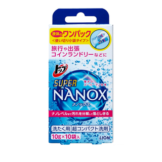 Гель для стирки Lion Япония TOP Super NANOX, концентрат, 10 г*10 шт