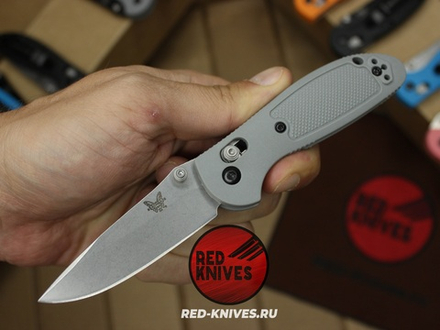 Нож Benchmade 556 Griptilian Mini - серый нейлон, клинок стоунвош RK/Н35