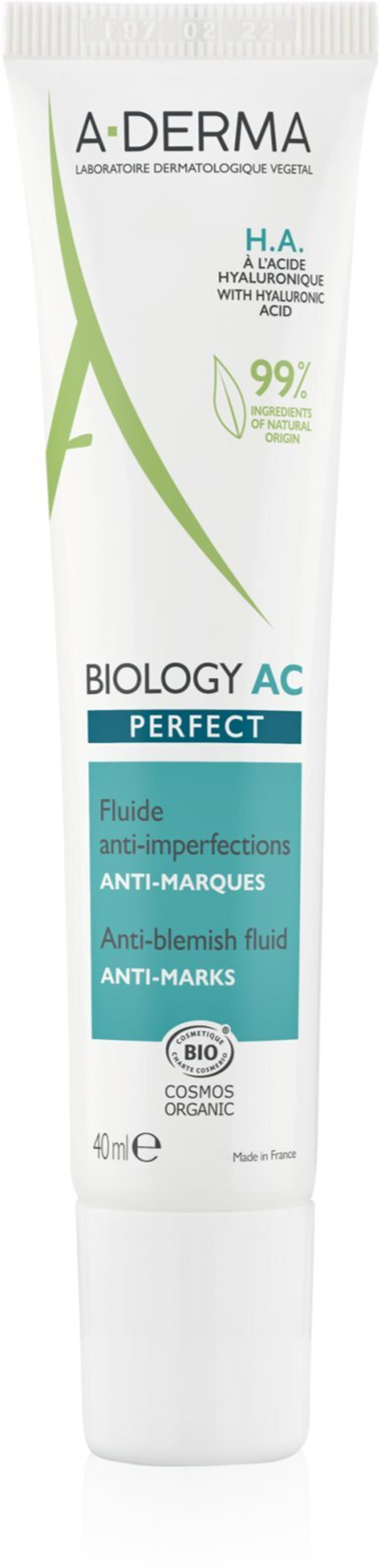 A-Derma Biology - флюид для жирной и комбинированной кожи /   40  ml  / GTIN 3282770388886