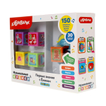 Музыкальные кубики. Первые знания с Ёжиком (синий) (Азбукварик)