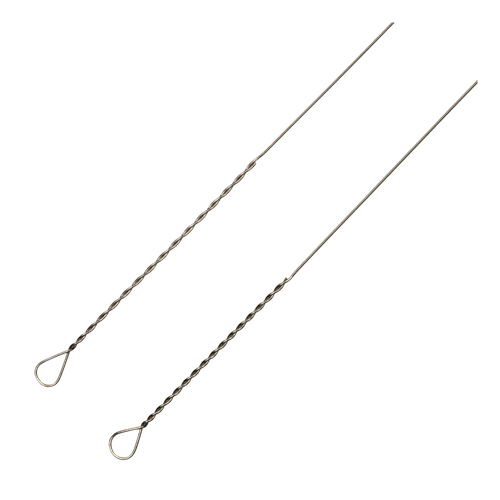 Поводок струна Leader 0,40 мм, 15 см., 17 кг. (10 шт)