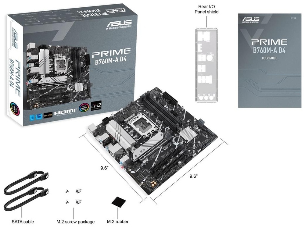 Материнская плата ASUS Prime B760M-A CSM DDR4