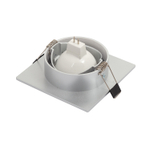 DK3021-CM Встраиваемый светильник, IP 20, 10 Вт, GU5.3, LED, серый, пластик