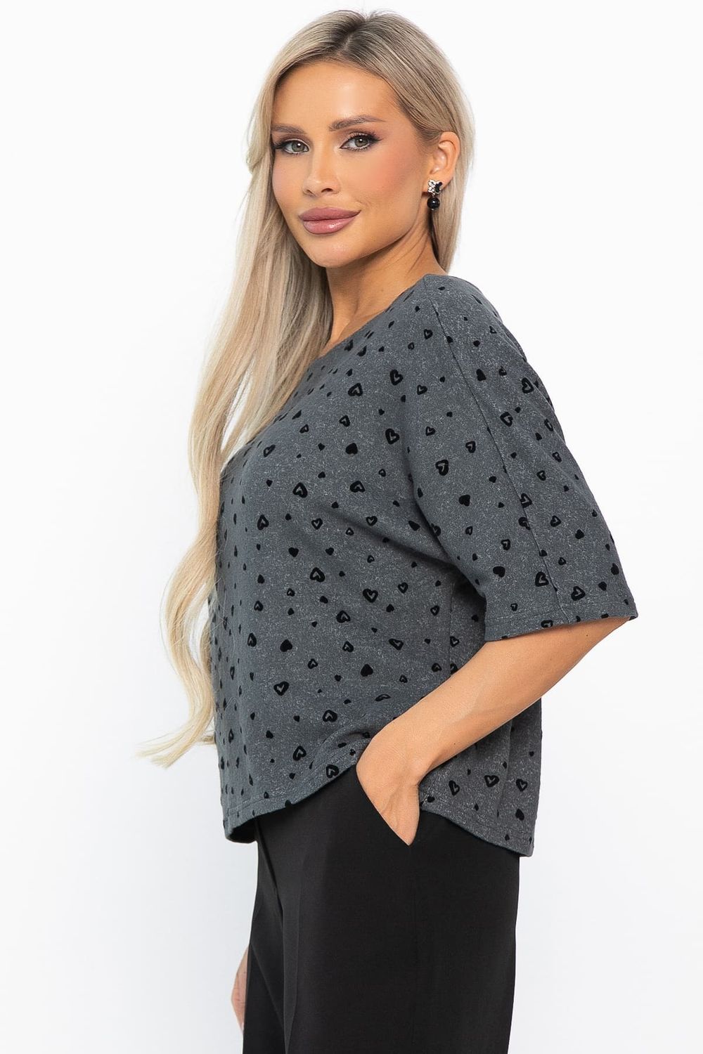 Джемпер трикотажный Лесси (серый) Б14763-10М LT Collection