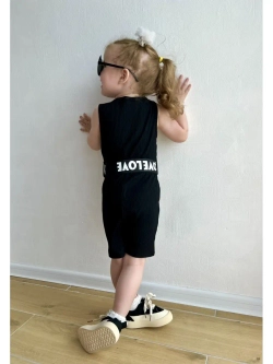 Комбинезон летний в рубчик