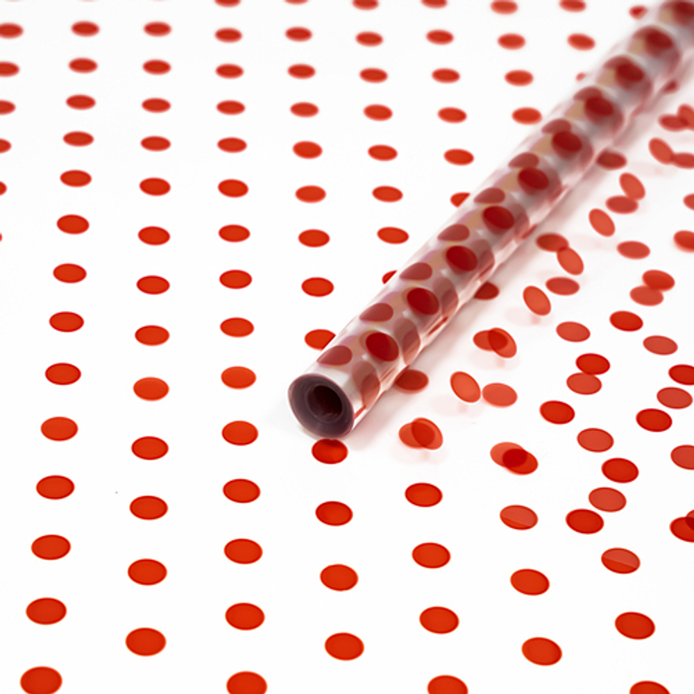 Пленка прозрачная "Горох" 70*200гр