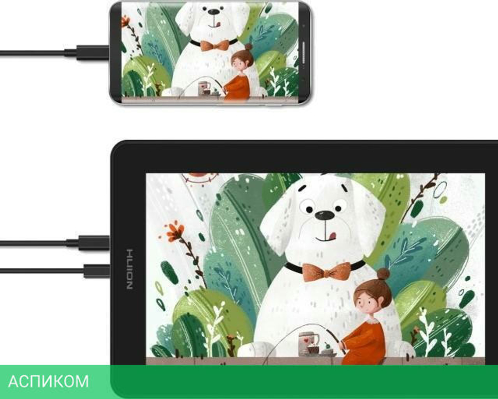 Графический планшет Huion Kamvas 12 Black