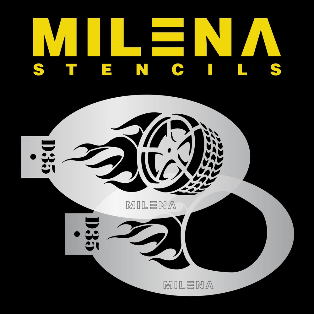 Трафарет Milena D35