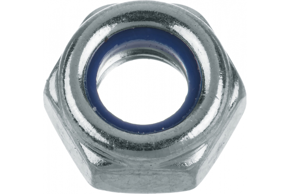 ГАЙКА САМОКОНТРЯЩАЯСЯ СТРОЙБАТ ОЦИНК DIN 985 М6 14ШТ