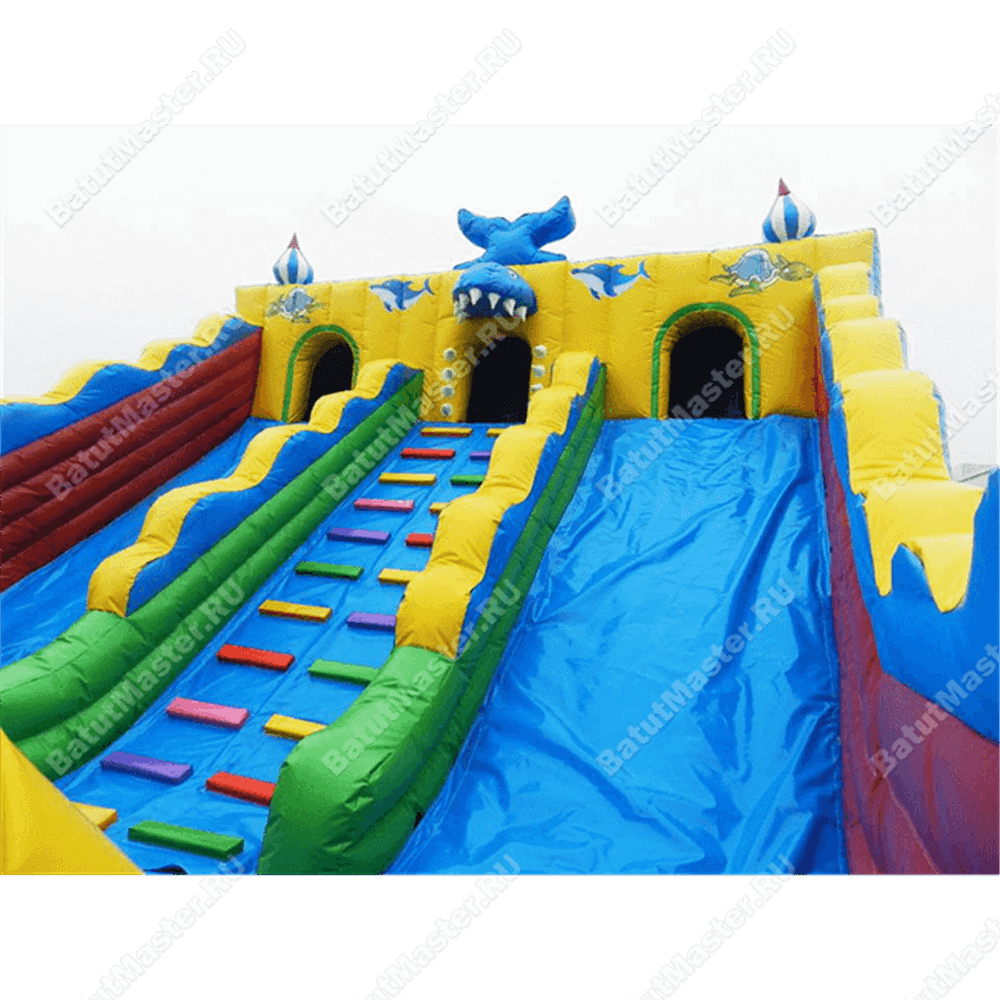 Коммерческий надувной батут "Морская иллюзия"