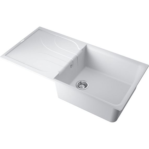 Мойка Omoikiri Yasugata 100-WH Tetogranit/белый