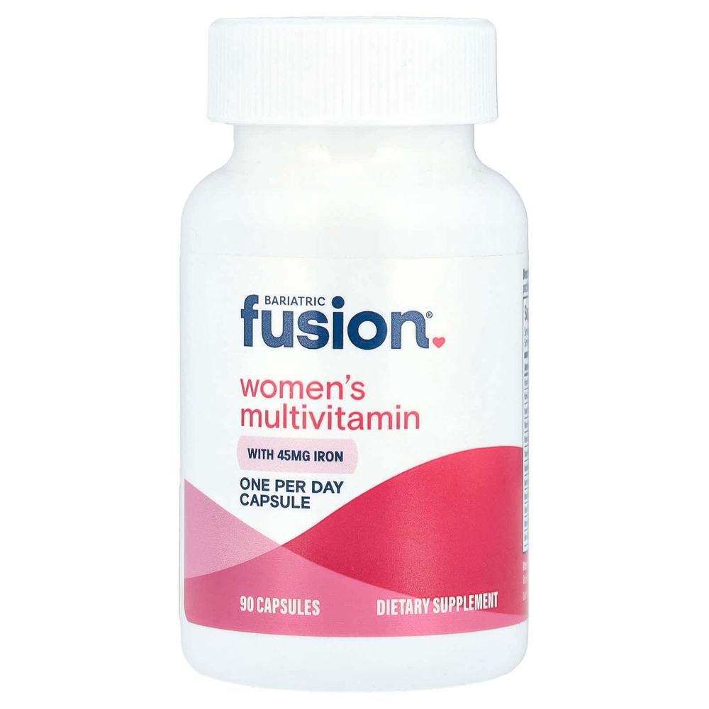 Bariatric Fusion, Мультивитамины с железом для женщин, 90 капсул