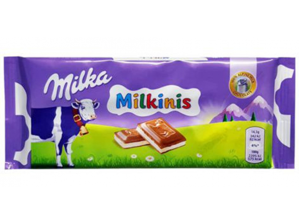 Милка шоколад MILKINIS 100 гр ( 22 )
