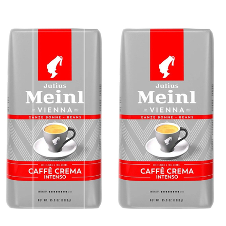 Кофе в зернах Julius Meinl Caffe Crema Intenso, 1 кг (Юлиус Майнл) х 2 шт