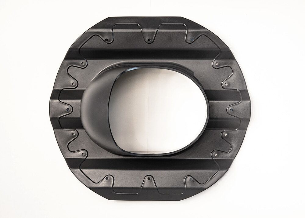 Нанодефлектор ND160, вент. выход утепленный высотой Н-700, для кровельного профнастила 20мм, серый