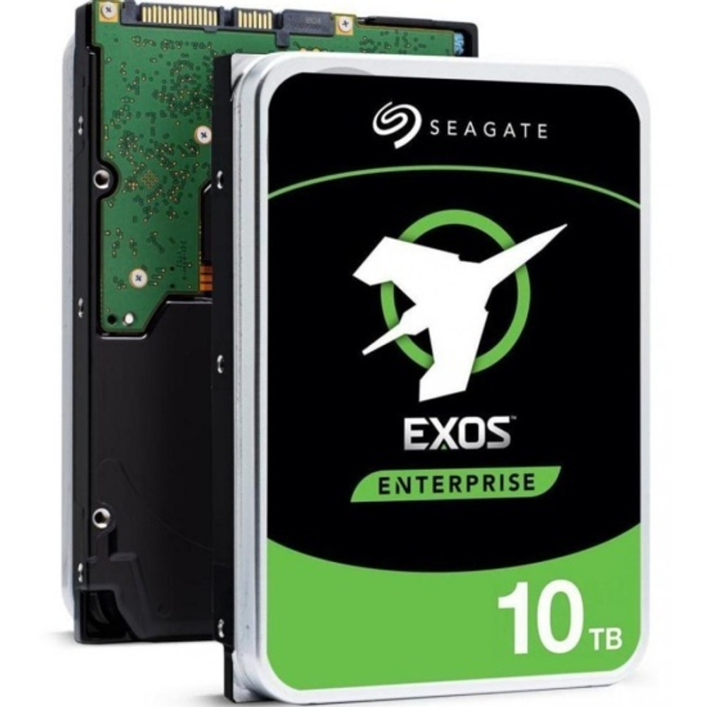 Жесткий диск HDD 10Tb Seagate, SATA-III, 256Mb, 7200rpm, Exos 7E10 (ST10000NM017B)