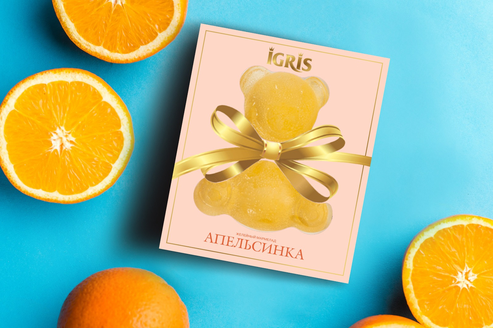 Мармелад желейный "Апельсинка" 100 грамм