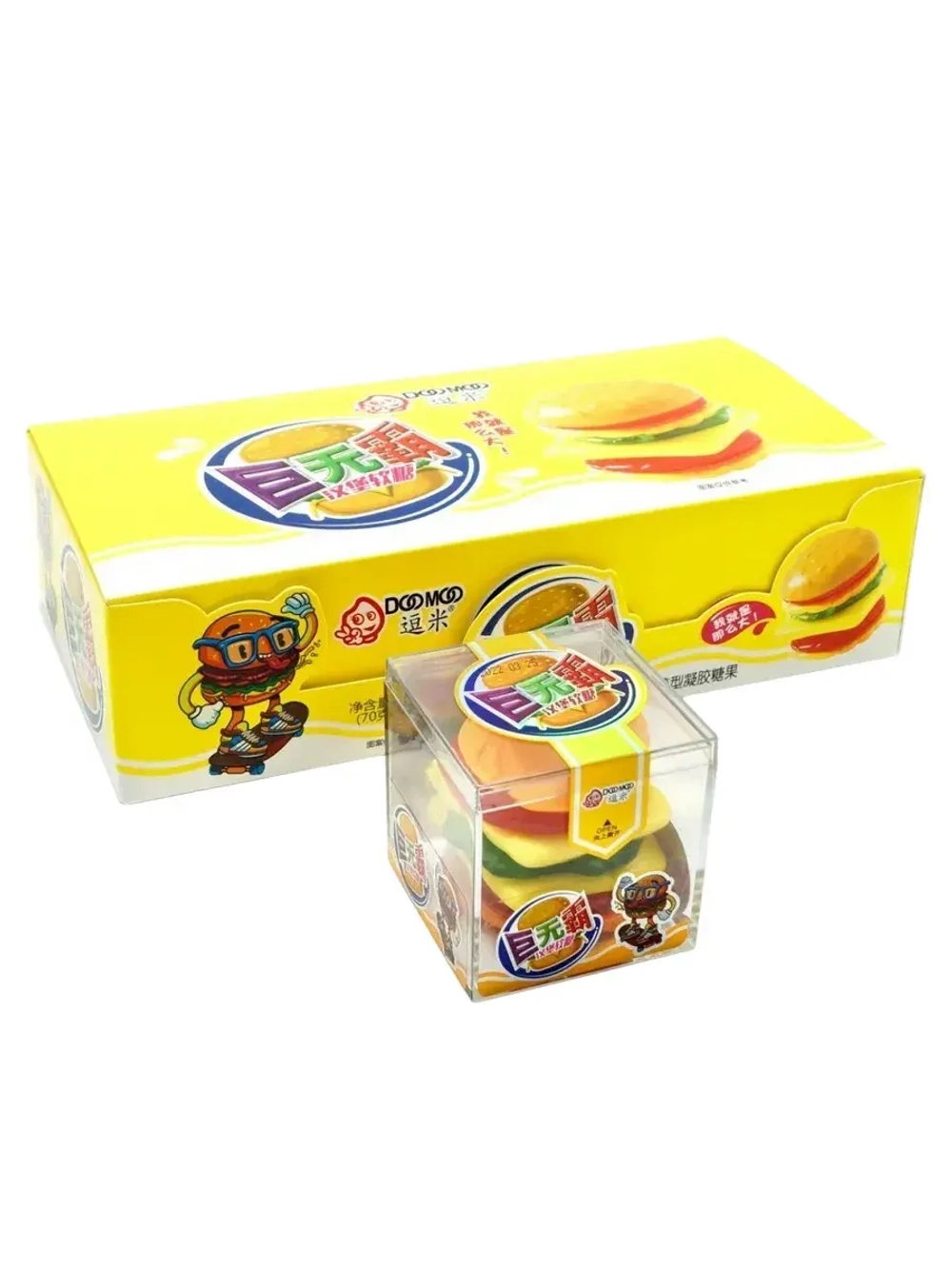 Жевательный мармелад Большой Бургер 70 г * 8 шт