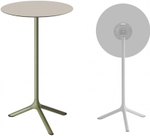 Стол ламинированный барный складной Scab Design Tripe Folding, оливковый, тортора