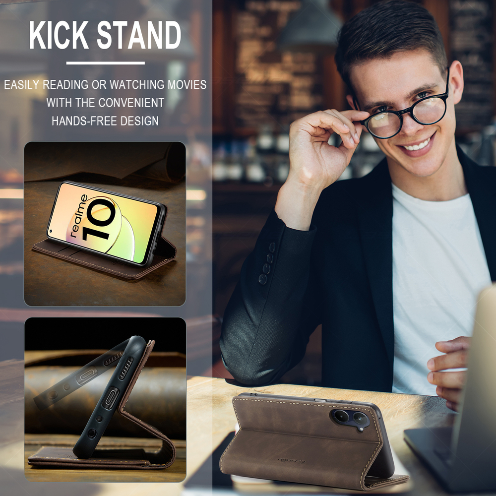 Чехол-книжка CaseMe Matte Realme 10