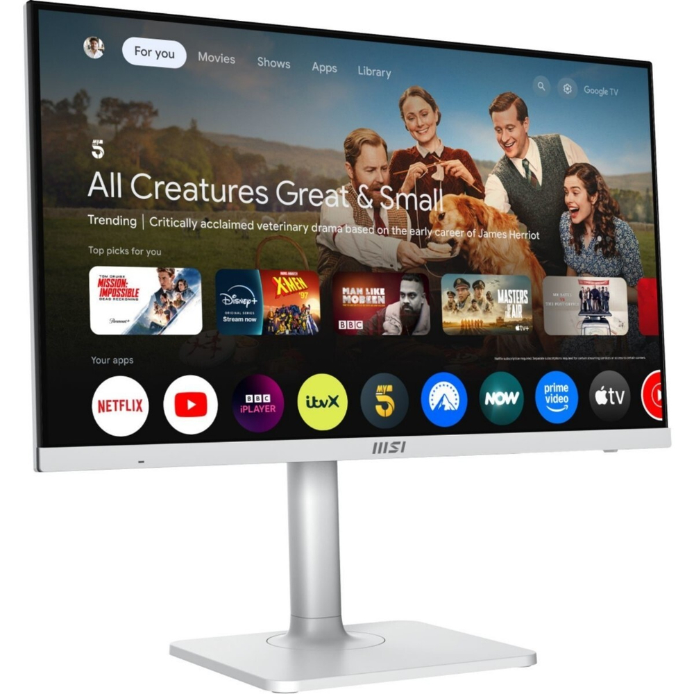 Монитор MSI Modern MD272UPSW 27" 16:9 UHD (3840x2160) IPS Flat, 4ms, 60Hz, White