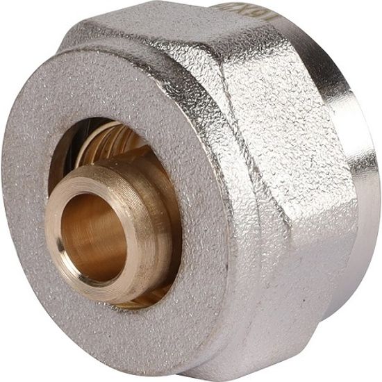 Фитинг компрессионный Rommer 16х2,0х3/4" «евроконус» для труб PEX (RFC-1020-001620)