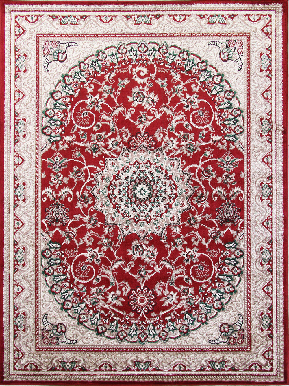 Ковер F672 - RED-CREAM - Прямоугольник - коллекция DARGA размер 150*230 см