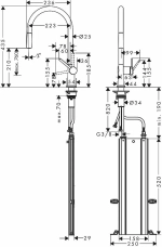 Смеситель для кухни Hansgrohe Talis M54 210 72803000