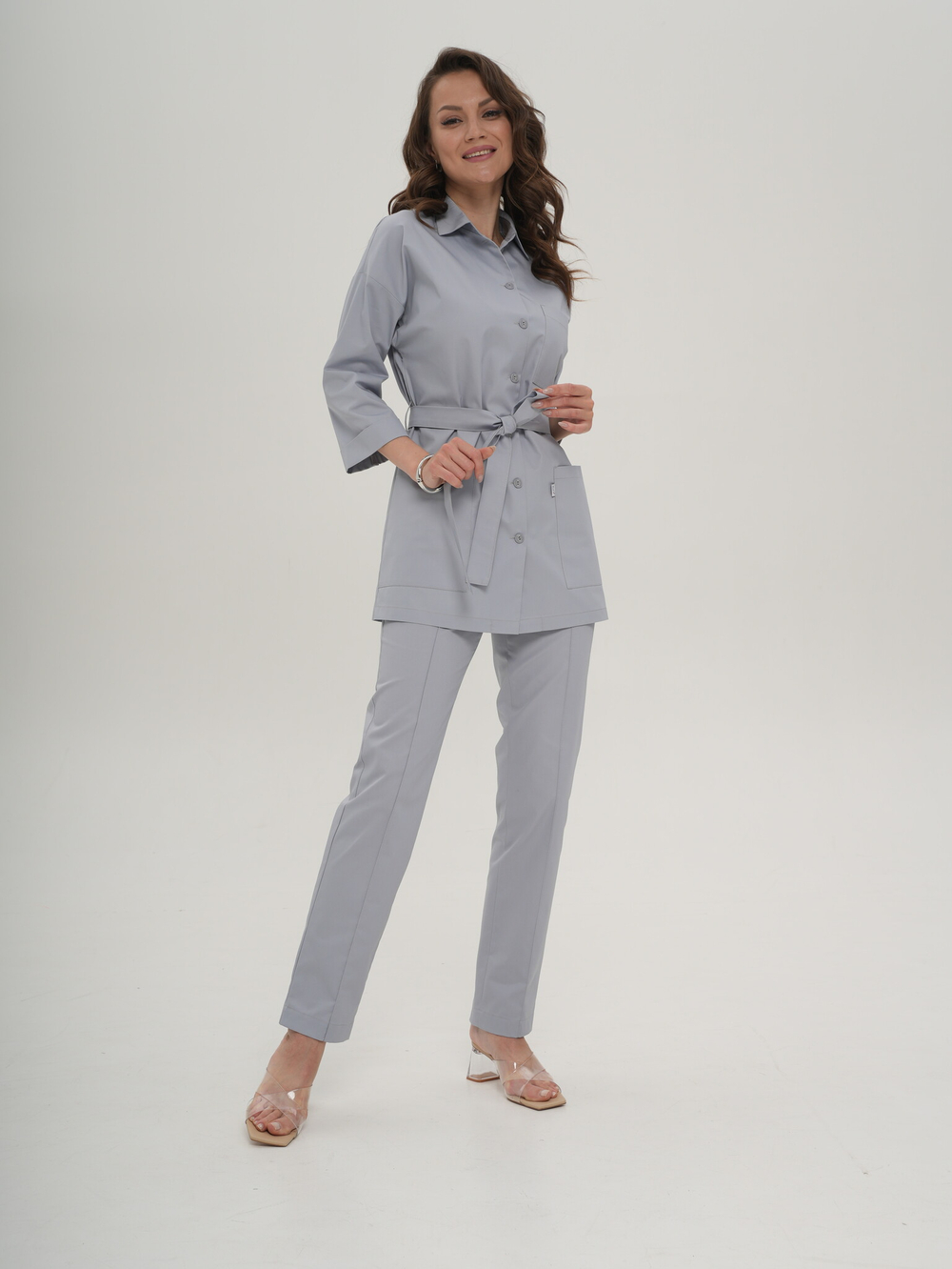 Блуза медицинская женская | Бл-367 3/4 сатори