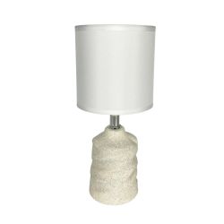 Настольная лампа Rivoli   7549-502 1 х Е14 40 Вт керамика бежевая с абажуром