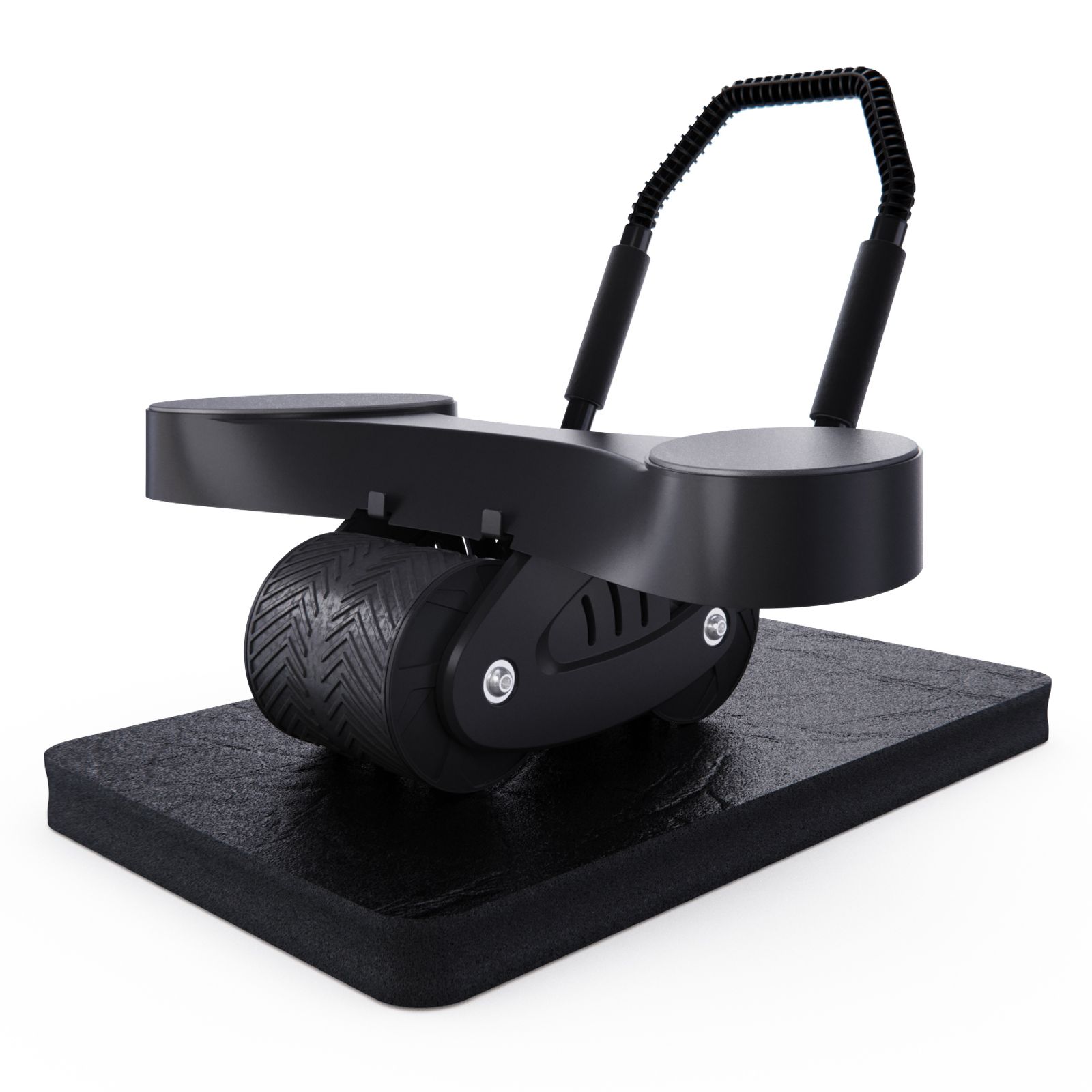 Тренажёр для пресса AB Roller SND чёрный с ковриком  45 х 30 x 3.5 cм фото №10