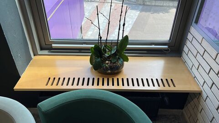 Подоконник из массива № 136