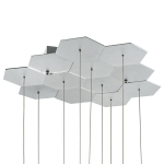 750222 Люстра подвесная FAVO LED-60W 2880LM Серебро 3000K