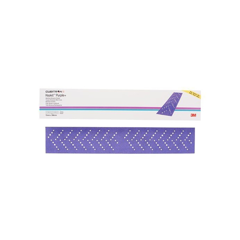 3М Полоски Hookit Cubitron II 51418 Purple+ 70x396мм Р320