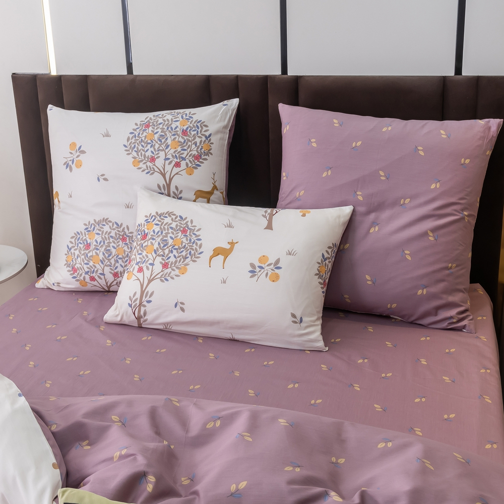 Комплект постельного белья Люкс Сатин 100% хлопок на резинке AR337