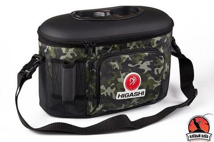 Термокан рыболовный HIGASHI Live bait box 7.5L #Camo