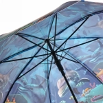 Зонт детский полуавтомат «Ultramarine - Морские жители», 8 спиц, d-100см, длина в слож. виде 65см