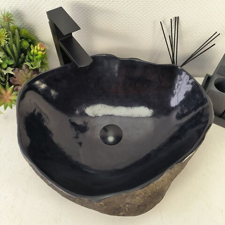 Раковина из речного камня RS-65056 51*43*15 0862