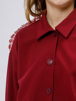 Жакет рубашка укороченная