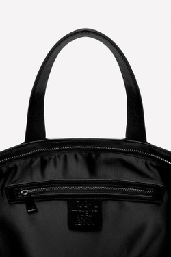 ZARA X LUDOVIC DE SAINT SERNIN КОЖАНАЯ СУМКА-ТОУТ, ЧЕРНЫЙ