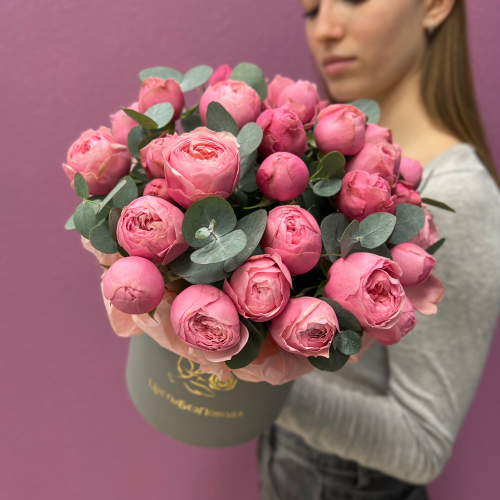 Коробка цветов "Облако чувств" #22