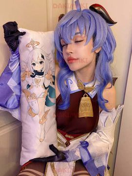 Мини дакимакура Паймон из Геншин Импакт | Genshin Impact арт. M0793, 60х20 см