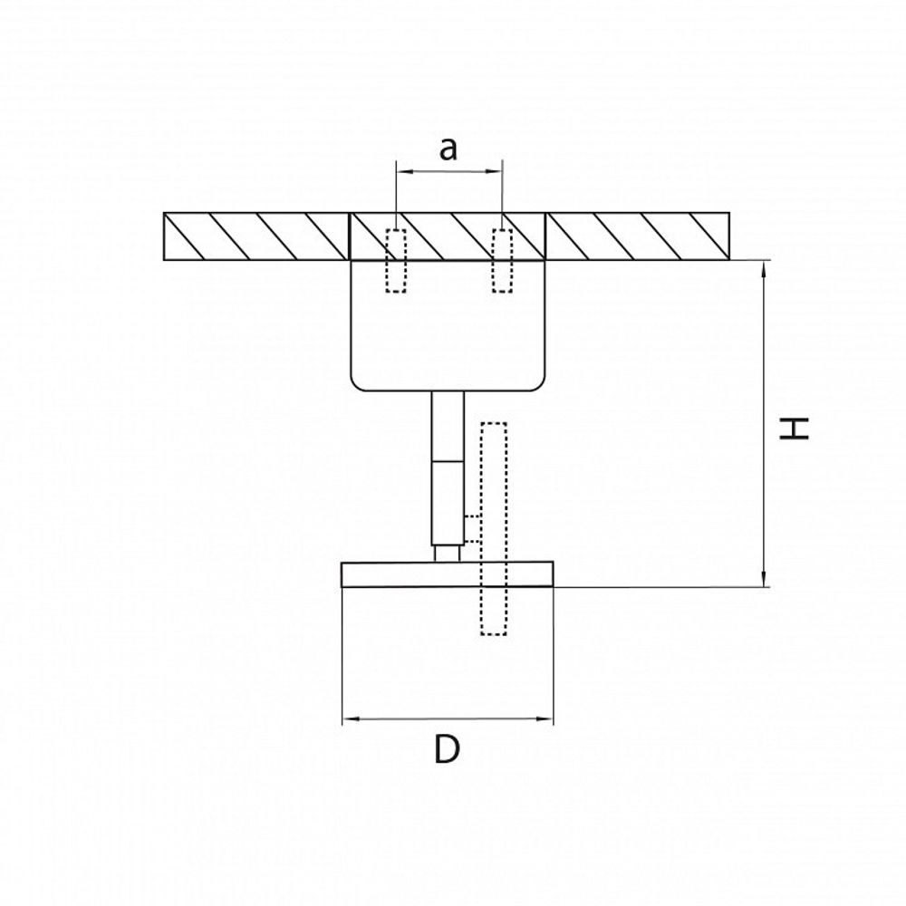 Основание на штанге Lightstar Rullo 590010