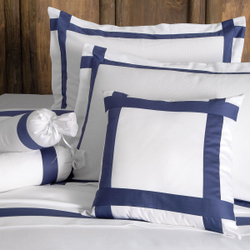 Постельное белье 2 спальное евро макси Tivolyo home Banda Nakisli темно-синее