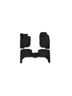 Коврики в салон для MITSUBISHI L200, 2015-, 4 шт. (полиуретан) CARMIT00001