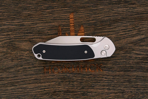 Нож складной CJRB Pyrite, клинок 79мм, сталь AR-RPM9, рукоять комбинированный: G10, сталь